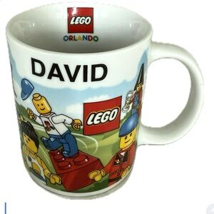 LEGO Mug with Colorful Minifigure Design